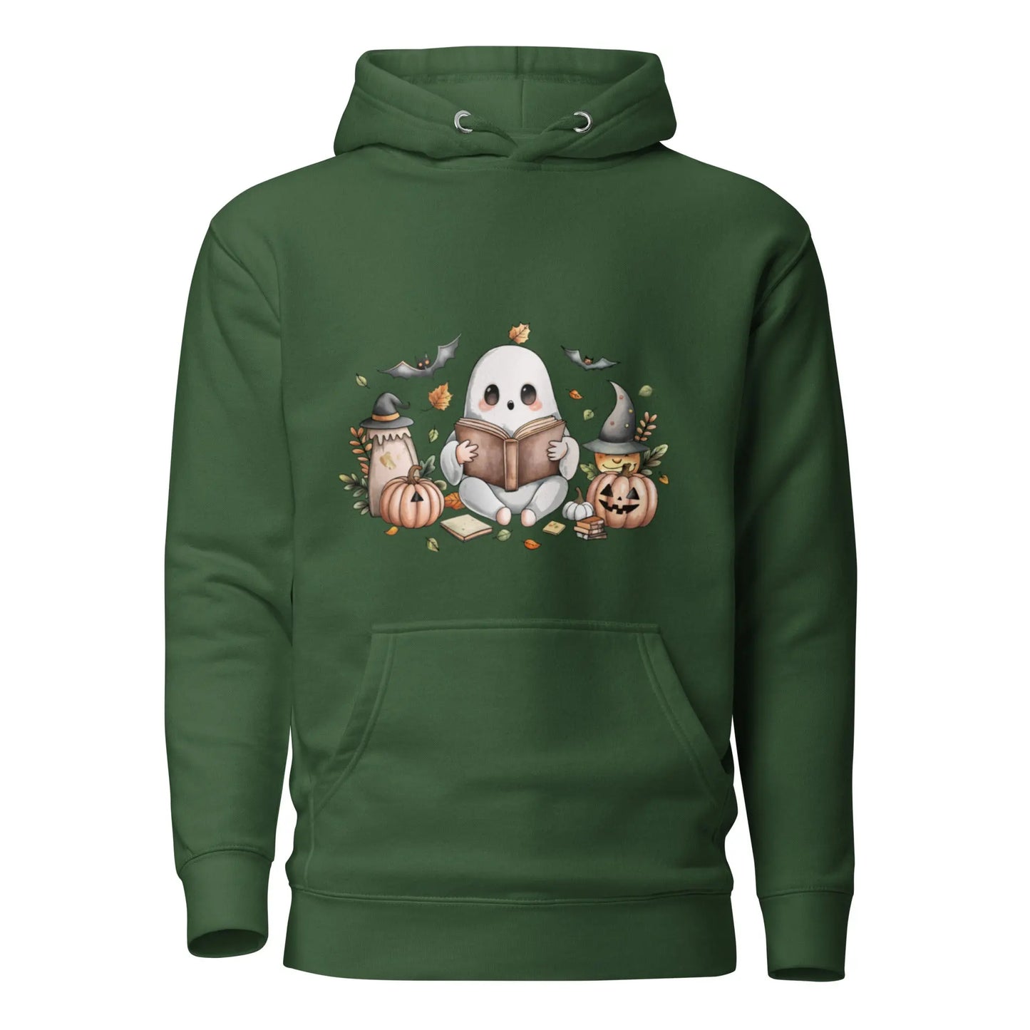 Cute Reading Ghost Hoodie - TBRaring