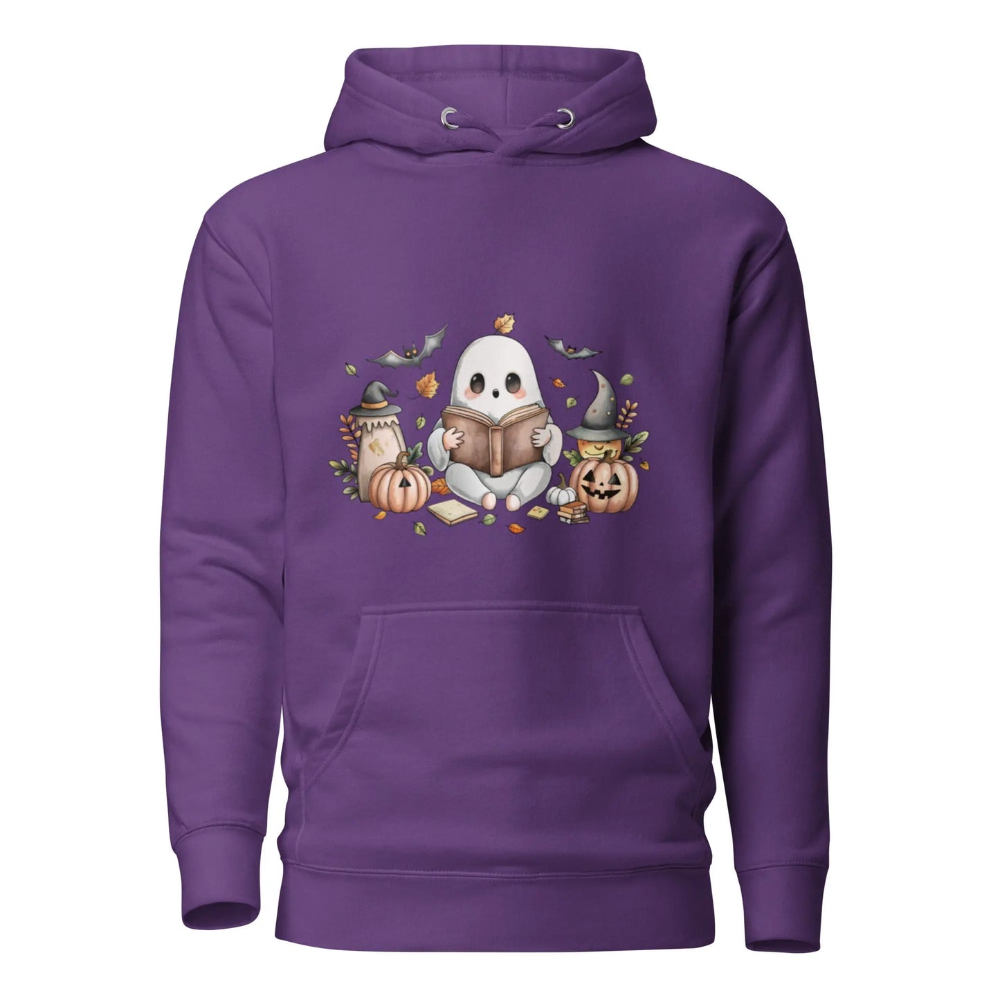 Cute Reading Ghost Hoodie - TBRaring