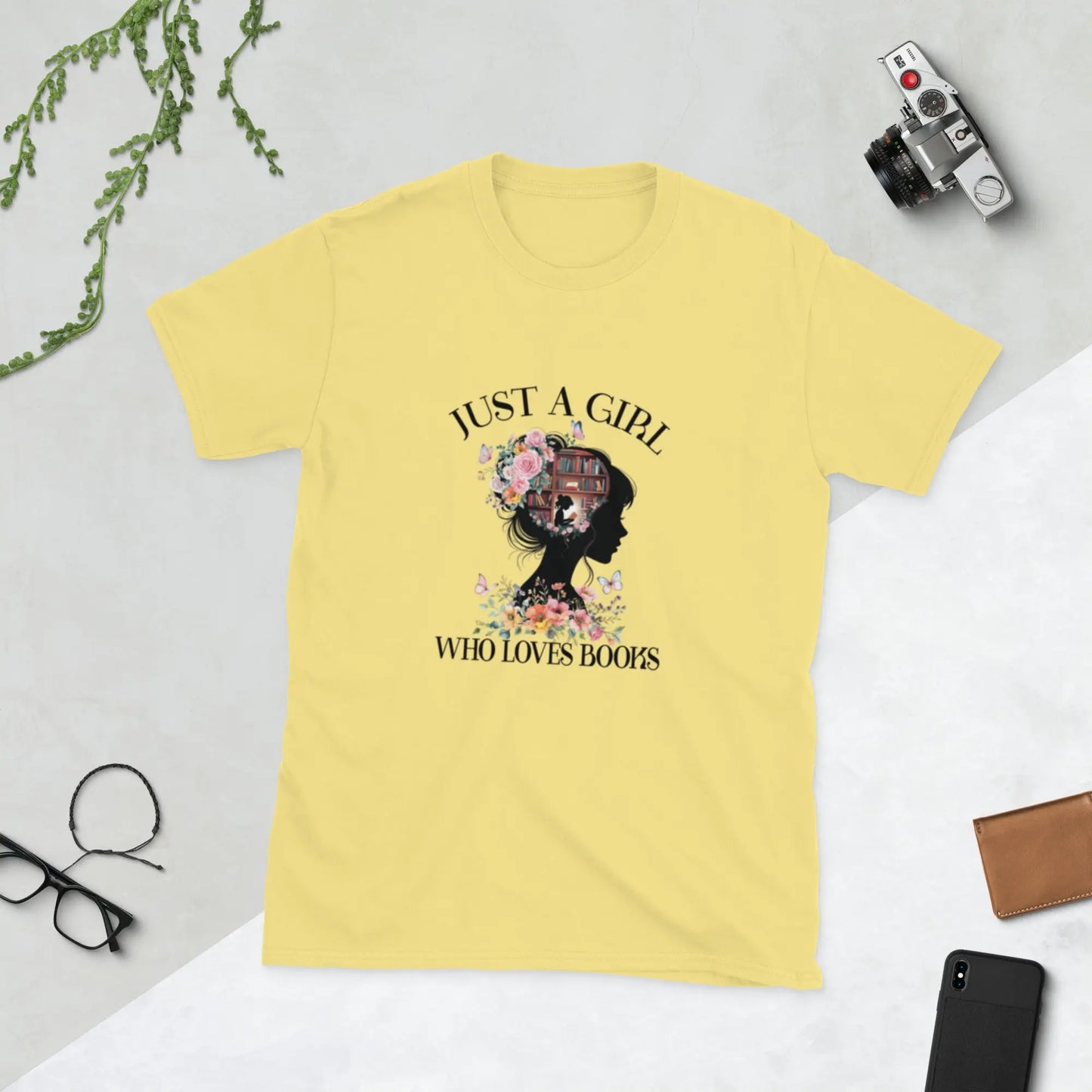 "Just A Girl Who Loves Books" Short - Sleeve Unisex T-Shirt Bookish Merch - TBRaring