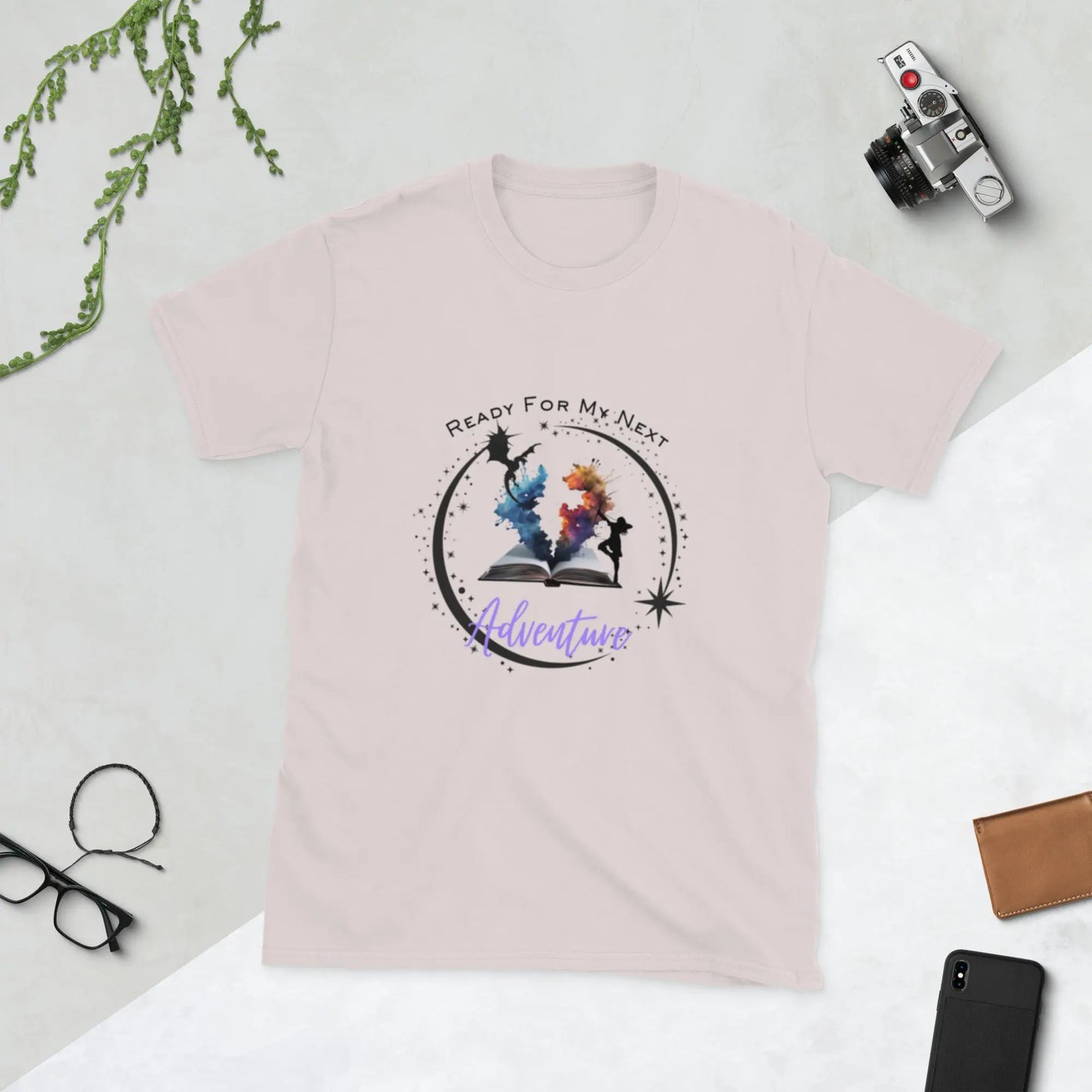 Bookish Shop "Ready For My Next Adventure" Short - Sleeve Unisex T-Shirt - TBRaring