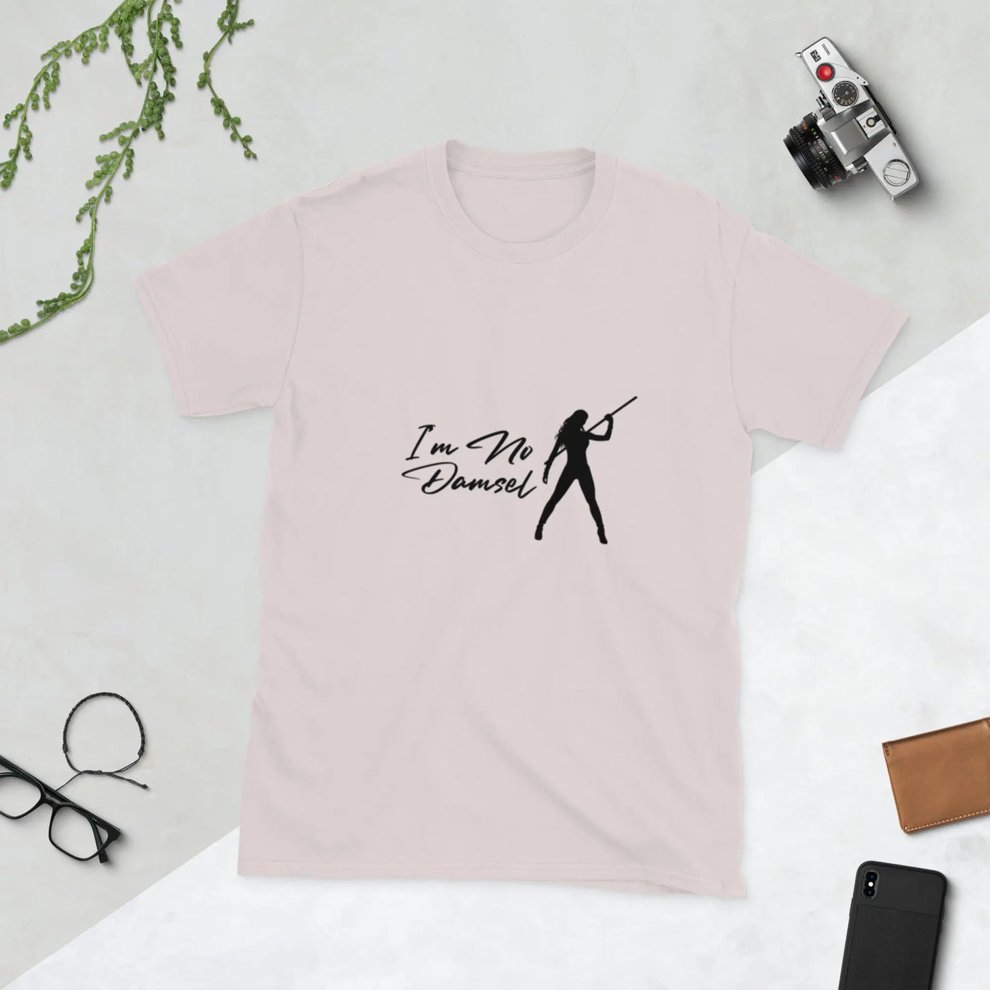 Bookish Shop "I'm No Damsel" Short - Sleeve Unisex T-Shirt - TBRaring