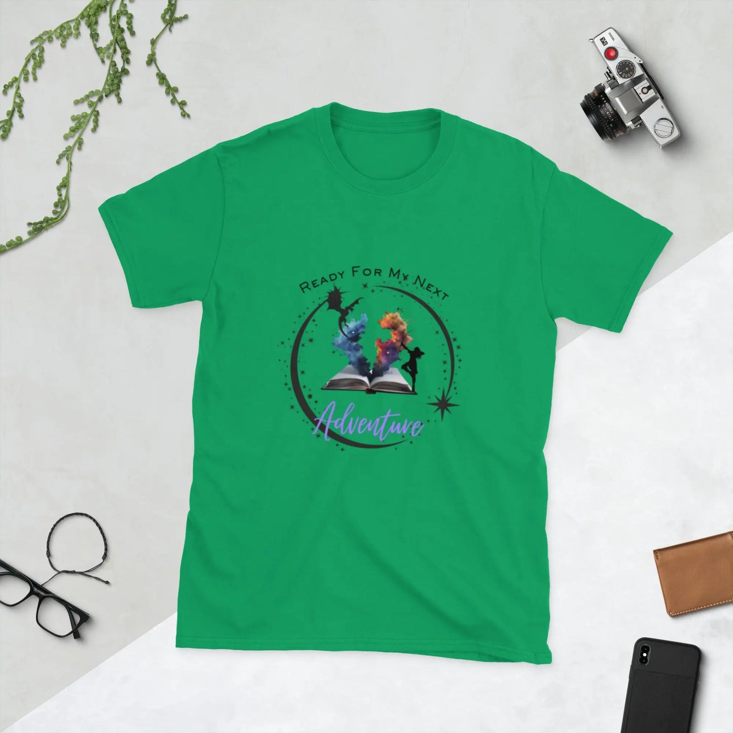 Bookish Shop "Ready For My Next Adventure" Short - Sleeve Unisex T-Shirt - TBRaring