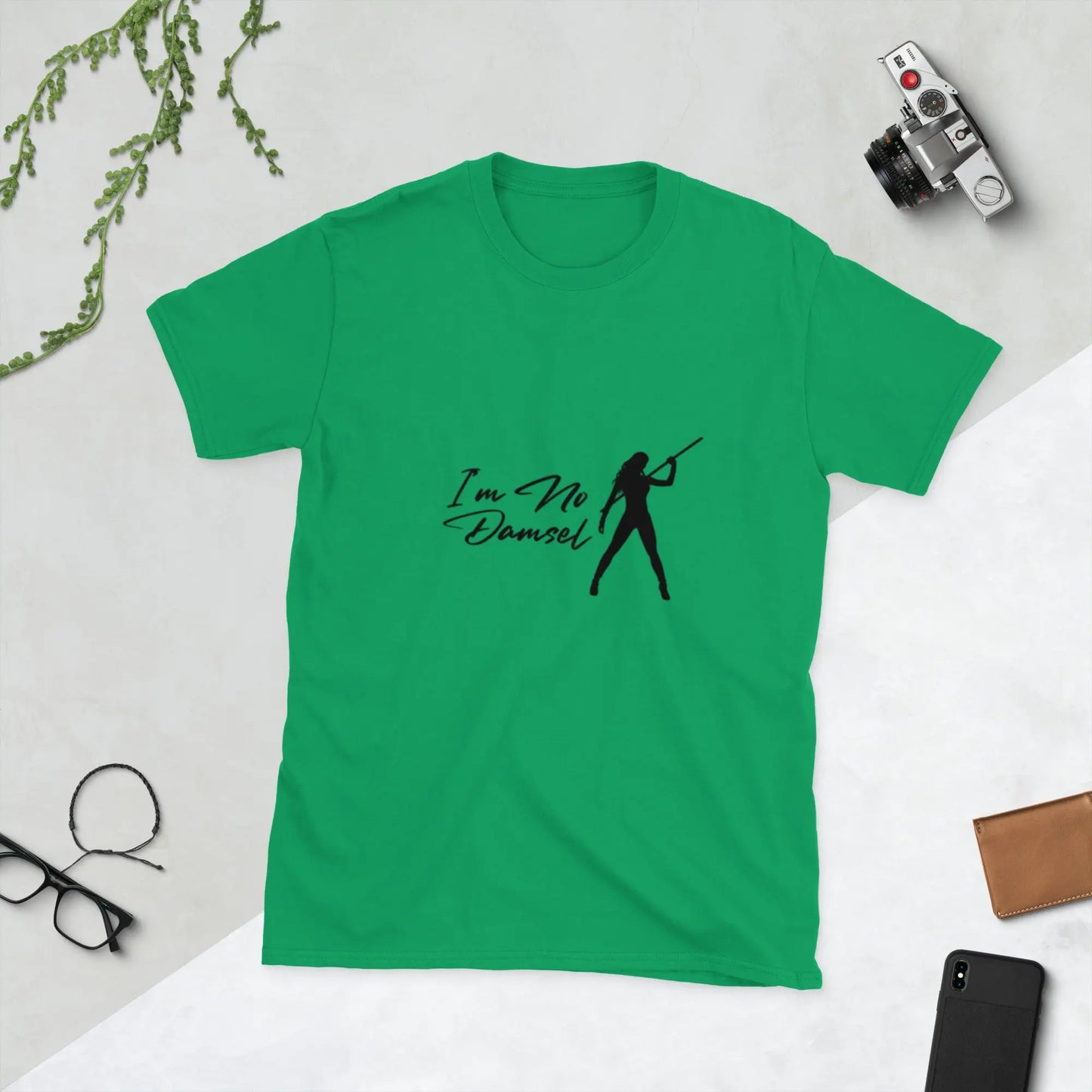 Bookish Shop "I'm No Damsel" Short - Sleeve Unisex T-Shirt - TBRaring