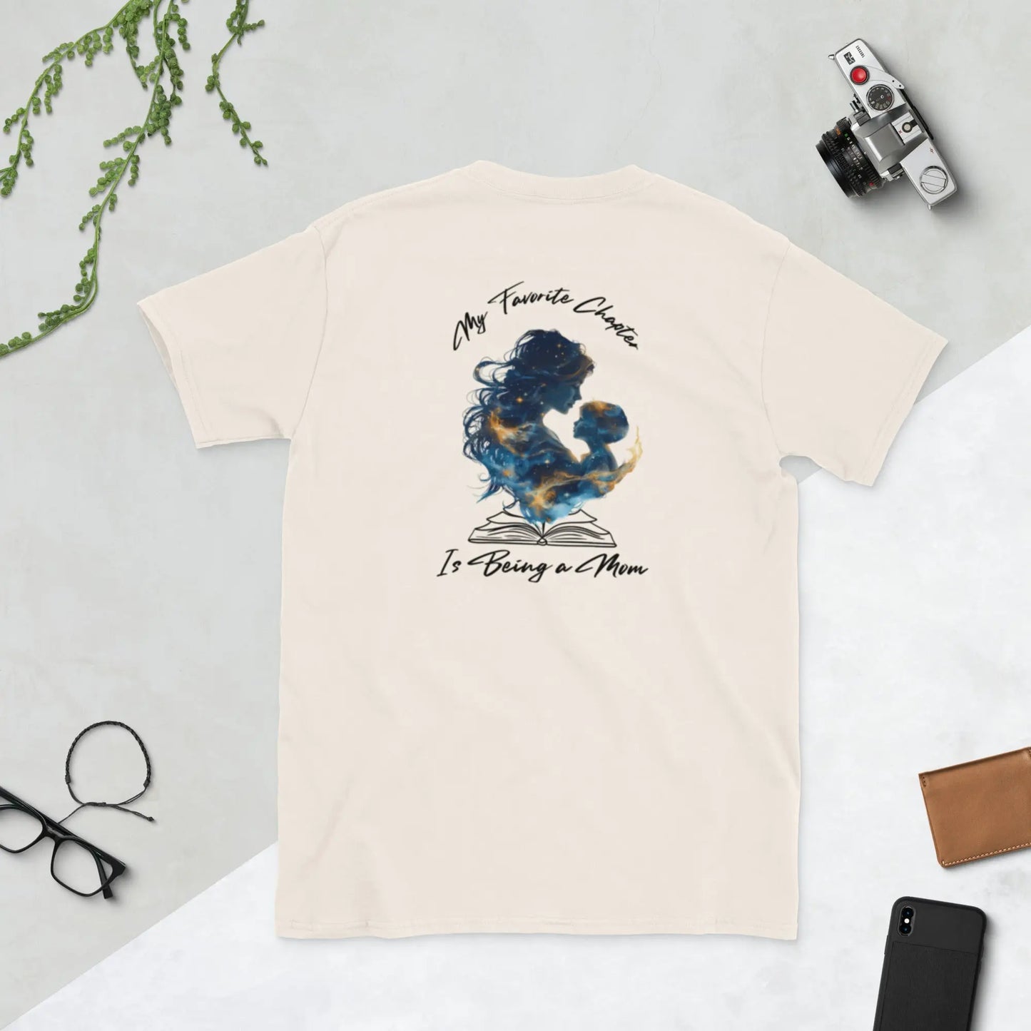 "My Favorite Chapter is Being a Mom" Short - Sleeve Unisex Bookishly T-Shirt - TBRaring