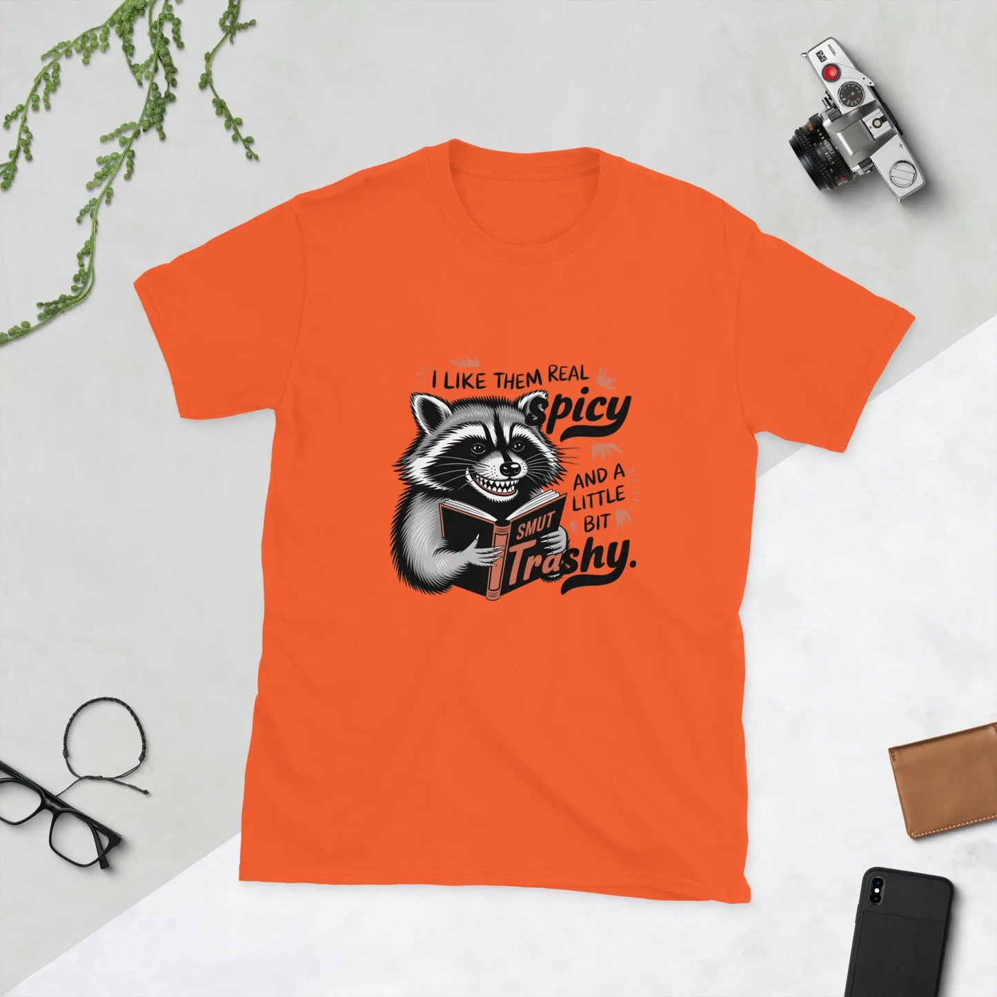 Bookish Shop "I Like Them Real Spicy" Short - Sleeve Unisex T-Shirt - TBRaring