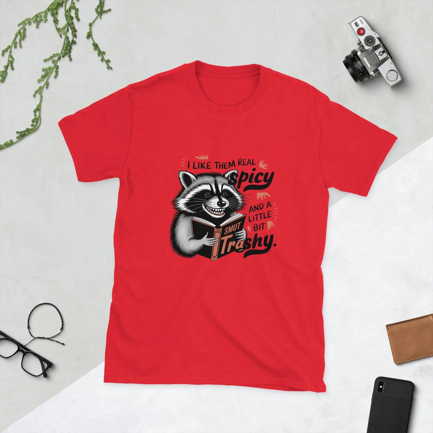 Bookish Shop "I Like Them Real Spicy" Short - Sleeve Unisex T-Shirt - TBRaring