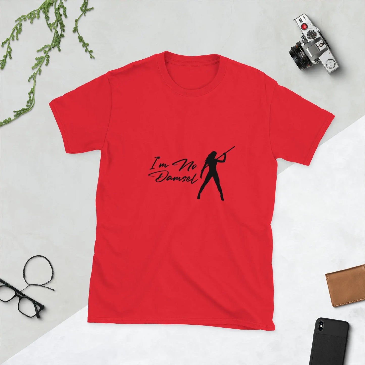 Bookish Shop "I'm No Damsel" Short - Sleeve Unisex T-Shirt - TBRaring