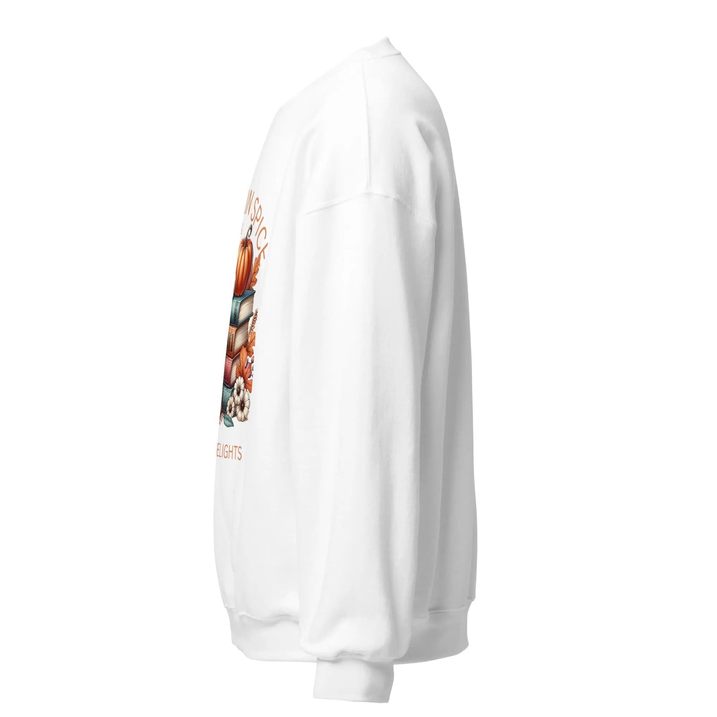 Pumpkin Spice & Fictional Delights Unisex Sweatshirt - TBRaring