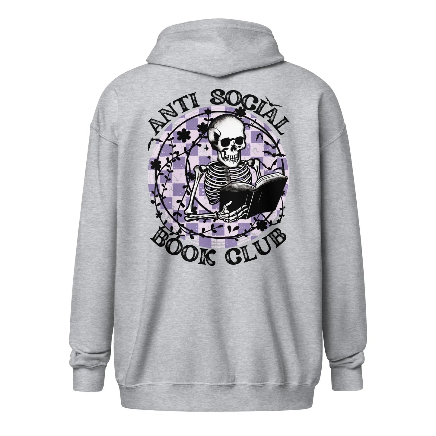 Anti - Social Book Club zip hoodie - TBRaring