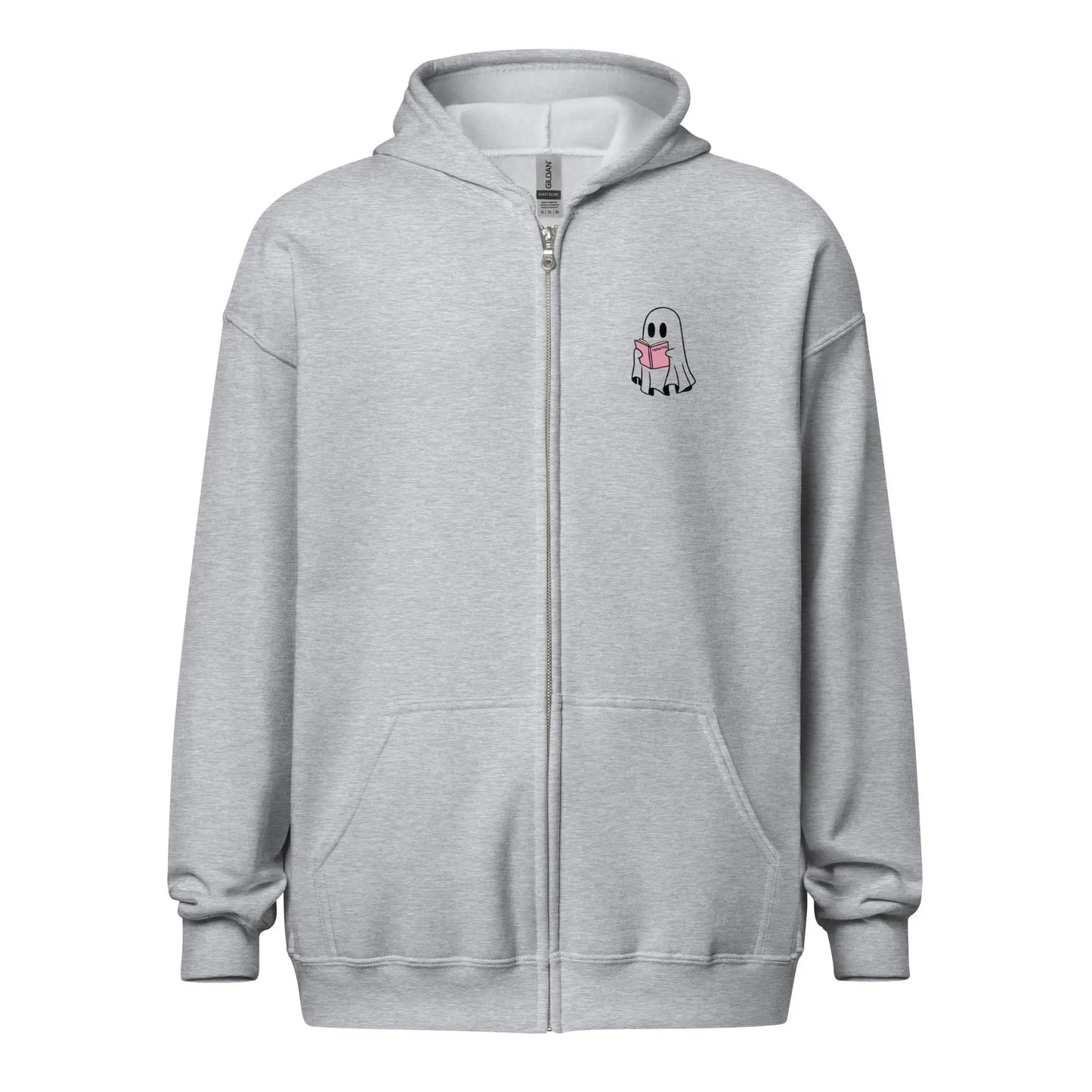 Tis The Season Ghost zip hoodie with Front and Back - TBRaring