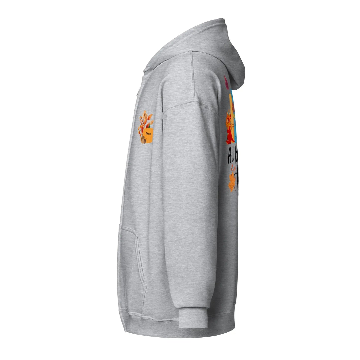 All Booked For Fall Unisex heavy blend zip hoodie - TBRaring