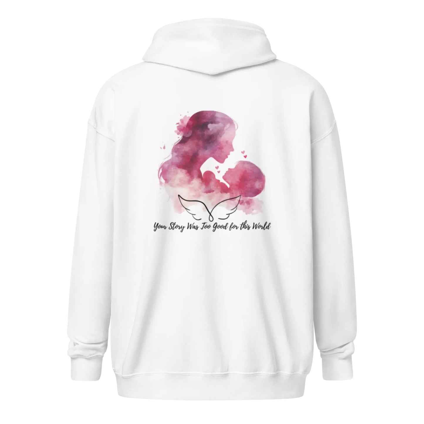 "Your Story Was too Good for This World" Bookishly Unisex heavy blend zip hoodie - TBRaring