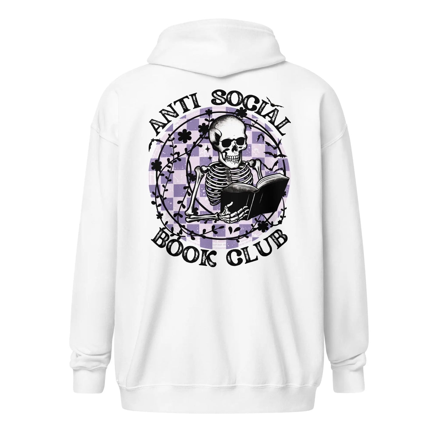 Anti - Social Book Club zip hoodie - TBRaring
