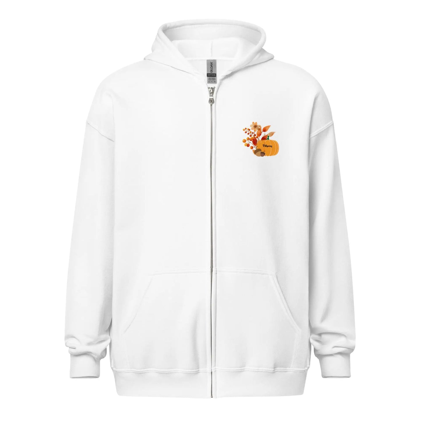 Hello Autumn Unisex heavy blend zip hoodie - TBRaring