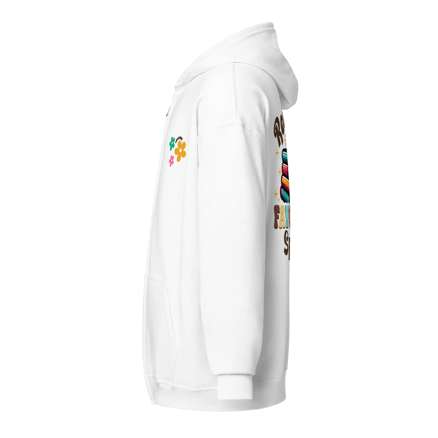 Bookish Shop "Reading Is My Favorite Sport" Unisex heavy blend zip hoodie - TBRaring