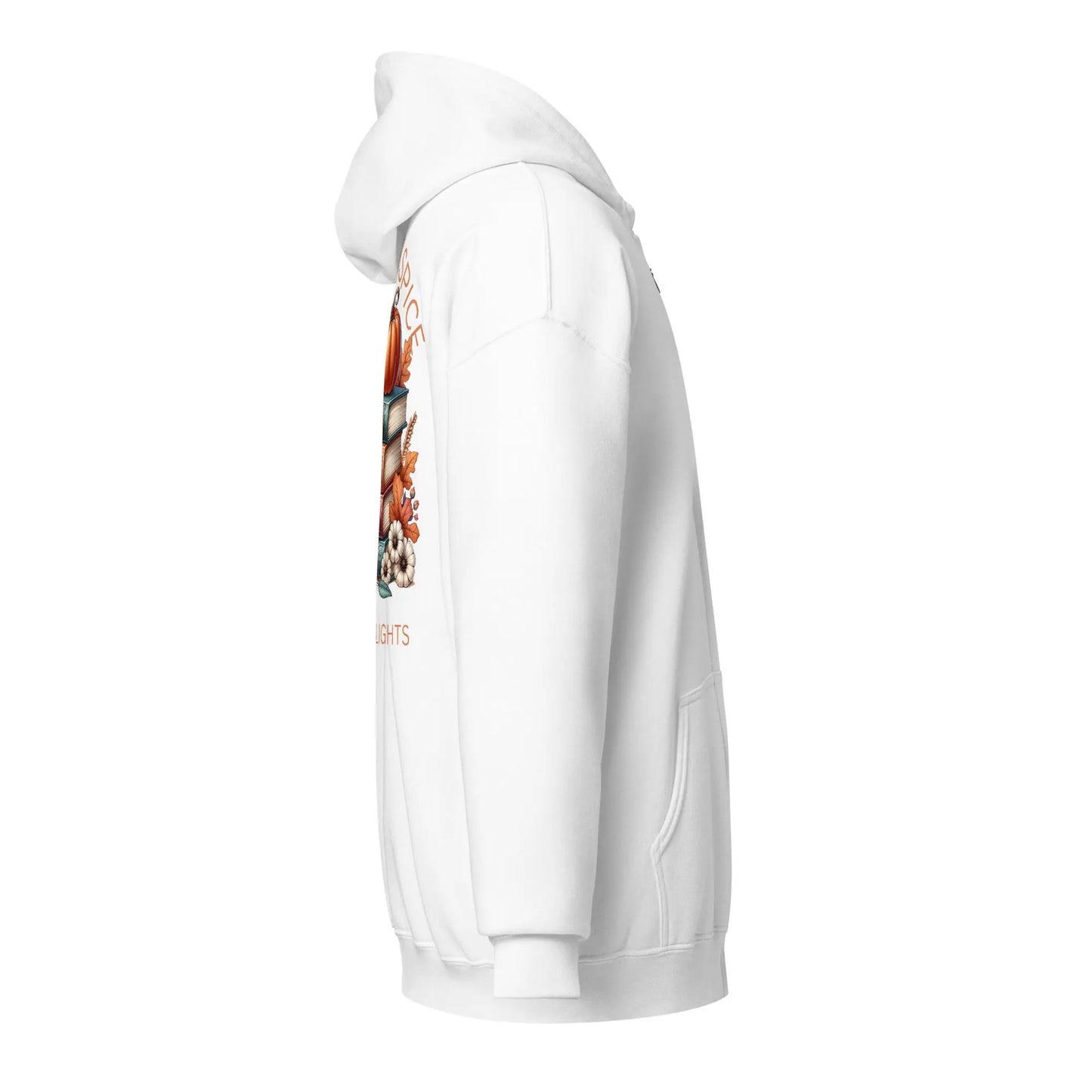 Pumpkin Spice & Fictional Delights Unisex heavy blend zip hoodie - TBRaring