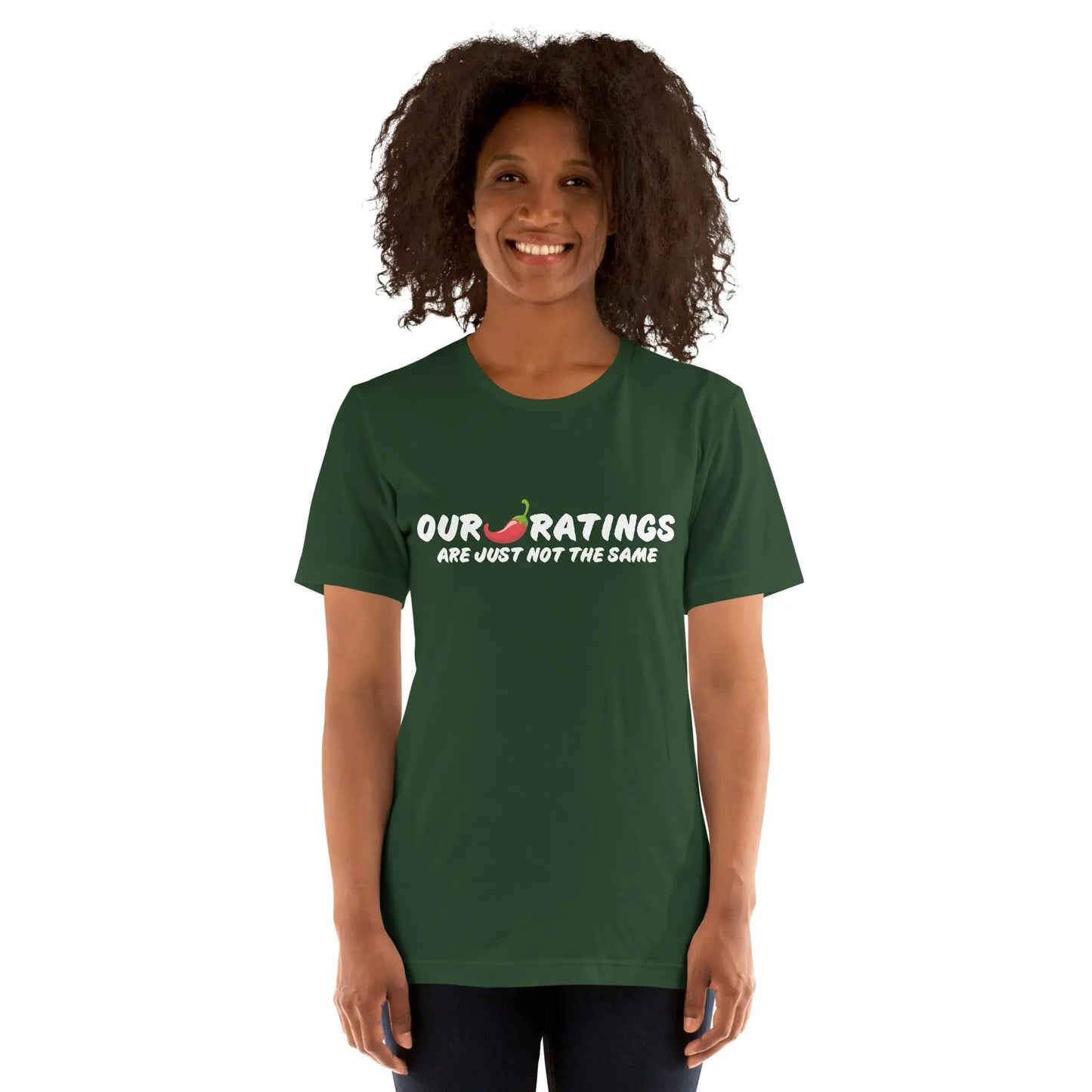 Bookish Shop "Our Chili Pepper Ratings" Unisex t-shirt - TBRaring