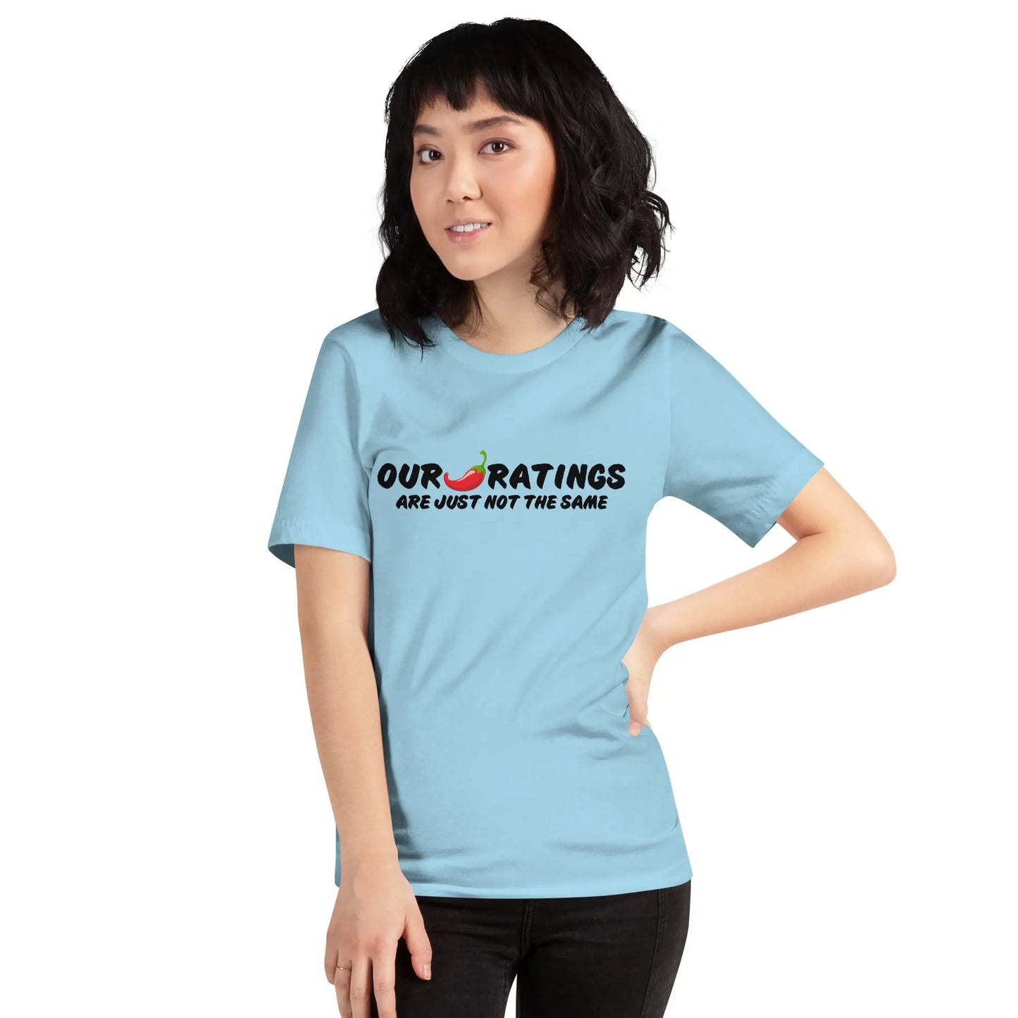 Bookish Shop "Our Chili Pepper Ratings" Unisex t-shirt - TBRaring