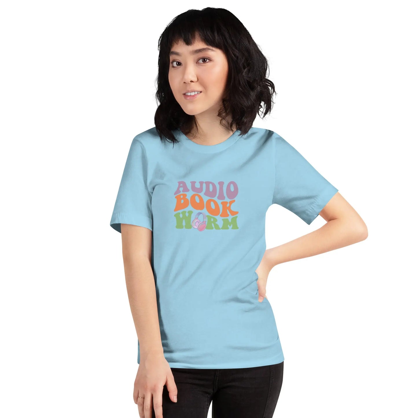 "Audio Book Worm" Unisex t-shirt Bookish Goods - TBRaring