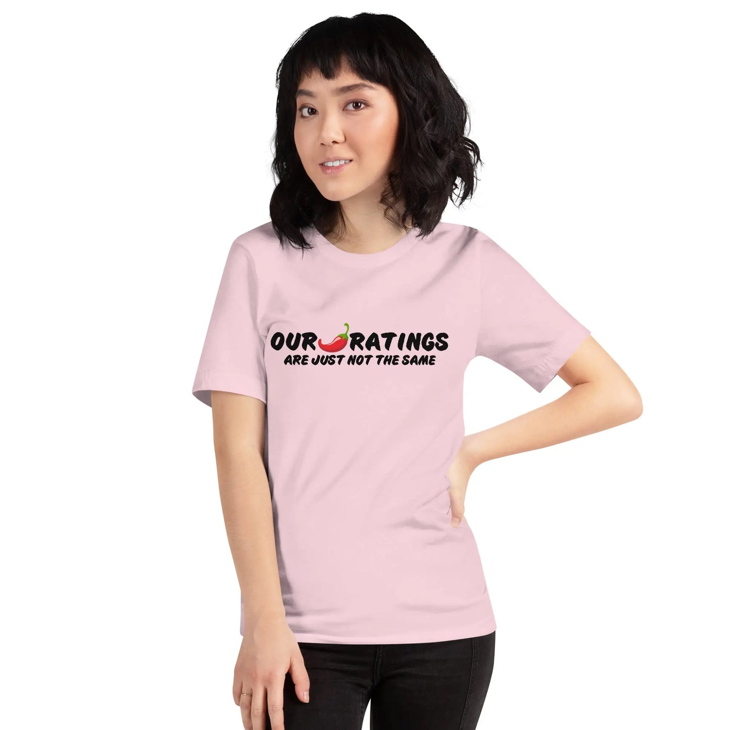 Bookish Shop "Our Chili Pepper Ratings" Unisex t-shirt - TBRaring