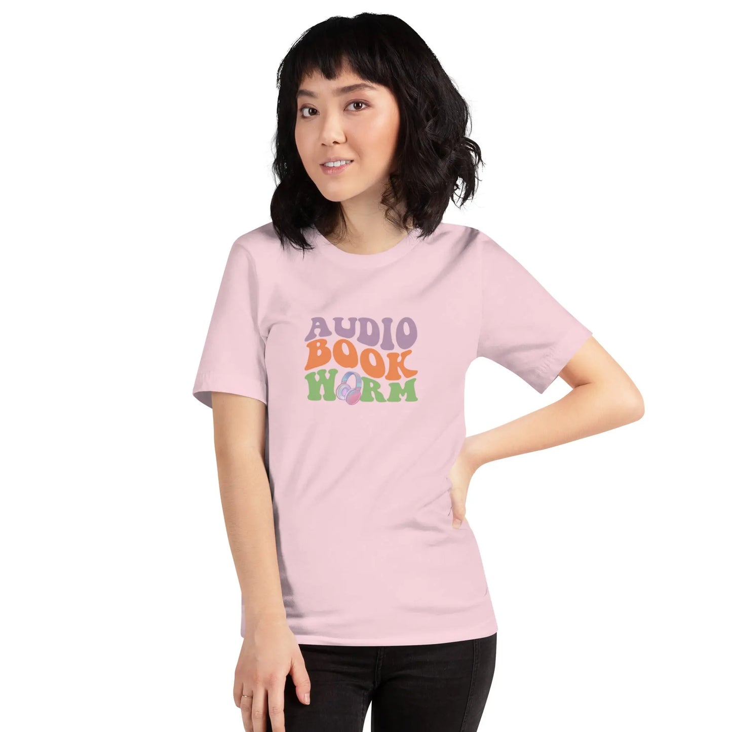 "Audio Book Worm" Unisex t-shirt Bookish Goods - TBRaring