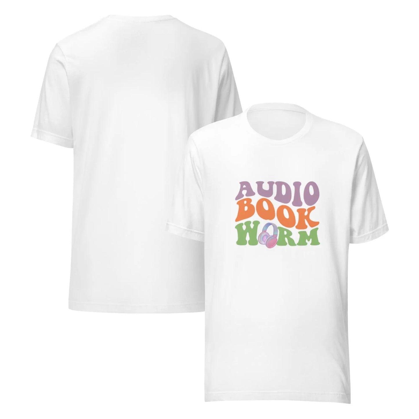 "Audio Book Worm" Unisex t-shirt Bookish Goods - TBRaring