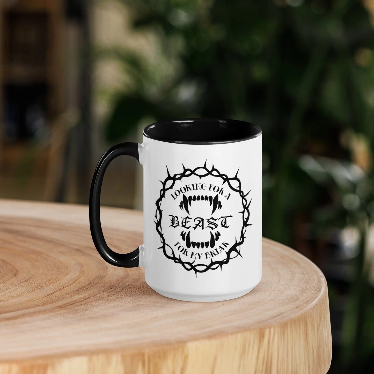 Bookish Shop "Looking For A Beast For My Briar" Mug - TBRaring