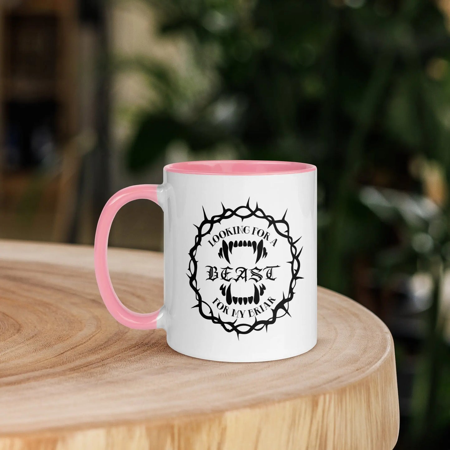 Bookish Shop "Looking For A Beast For My Briar" Mug - TBRaring