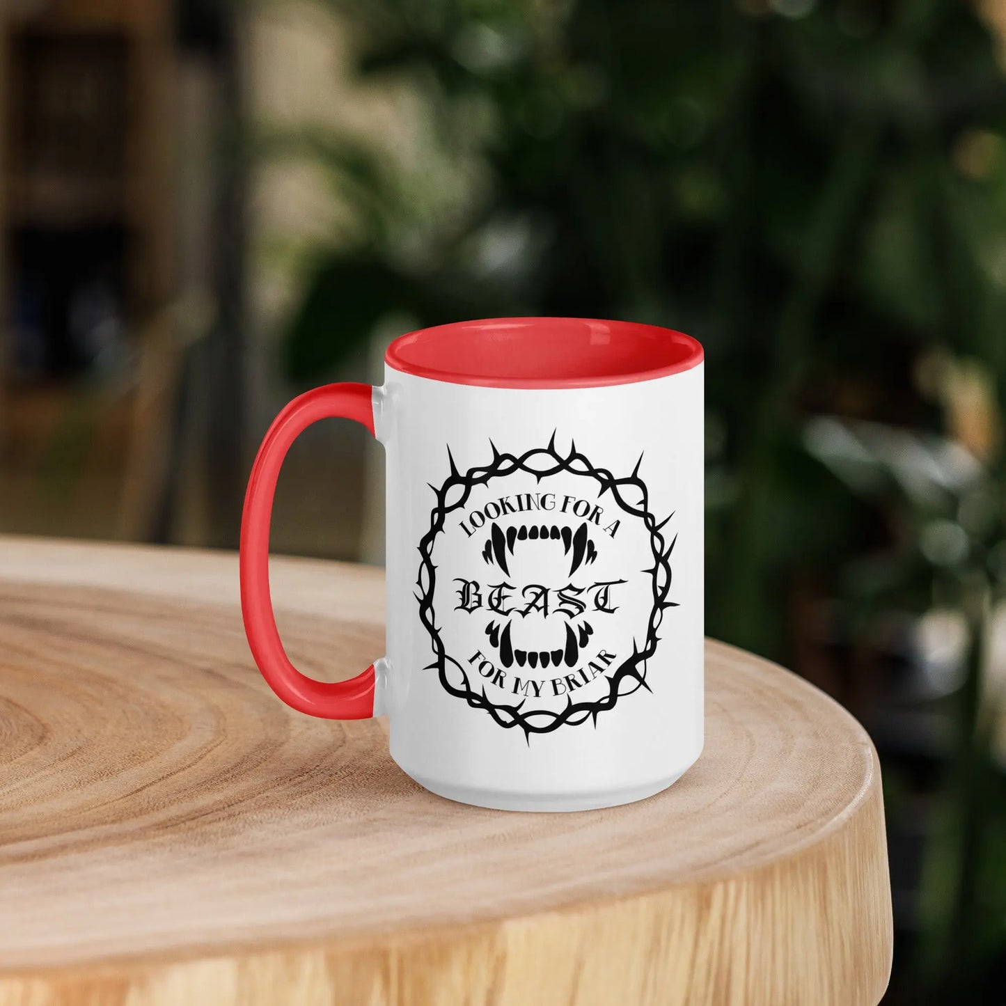 Bookish Shop "Looking For A Beast For My Briar" Mug - TBRaring
