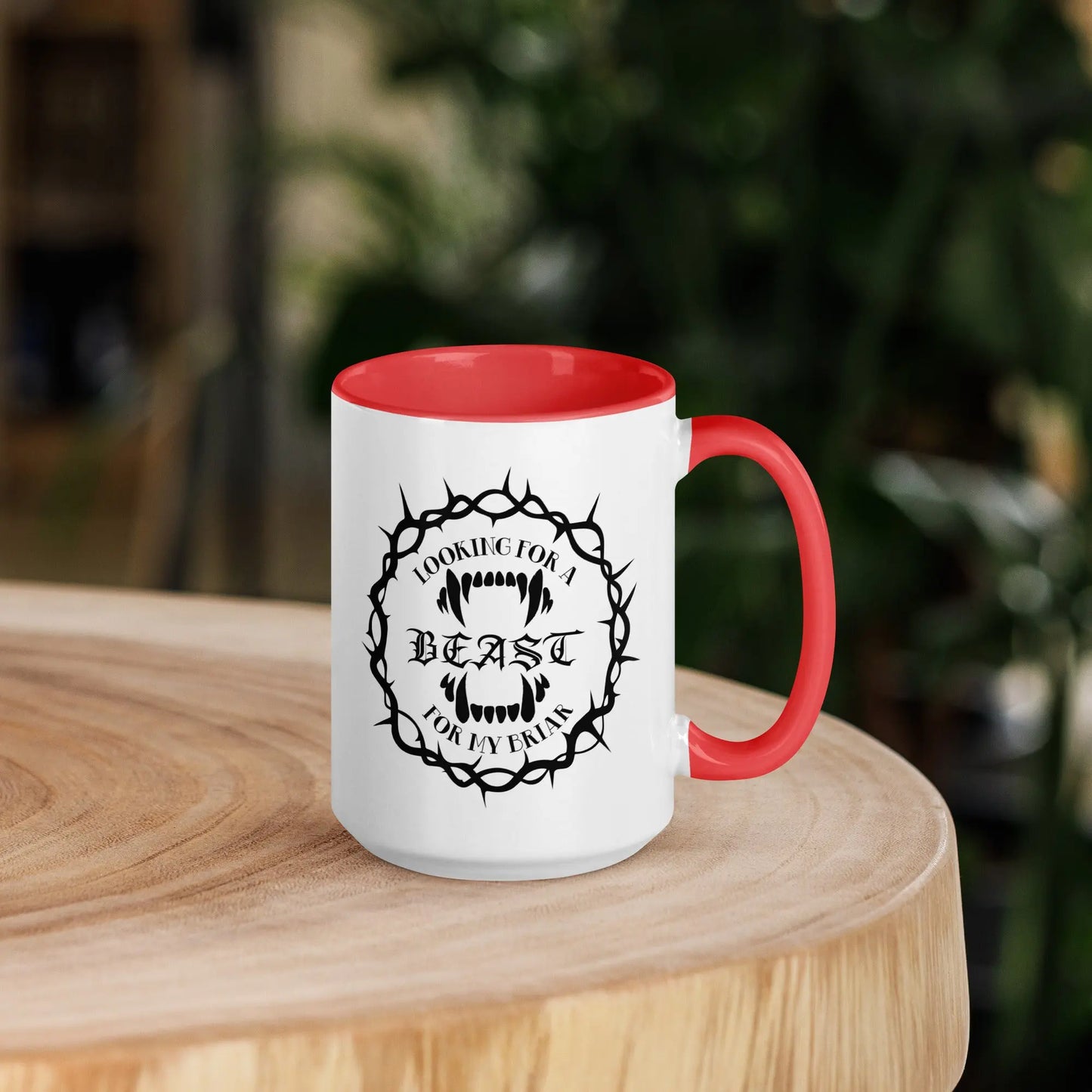 Bookish Shop "Looking For A Beast For My Briar" Mug - TBRaring