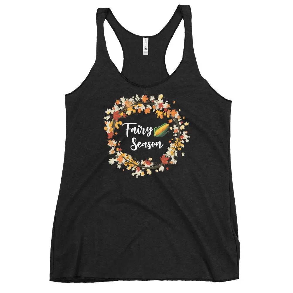 "Fairy Corn Season" Women's Racerback Tank top bookish shop - TBRaring