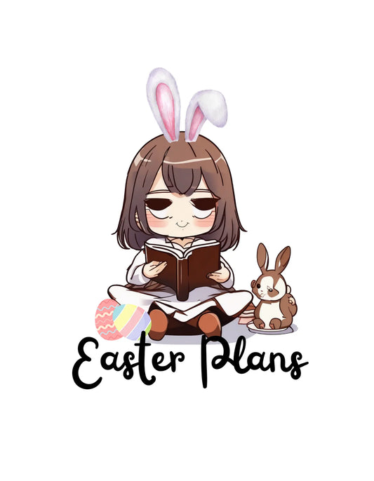 "Easter Plans" Unisex t-shirt bookish merch - TBRaring