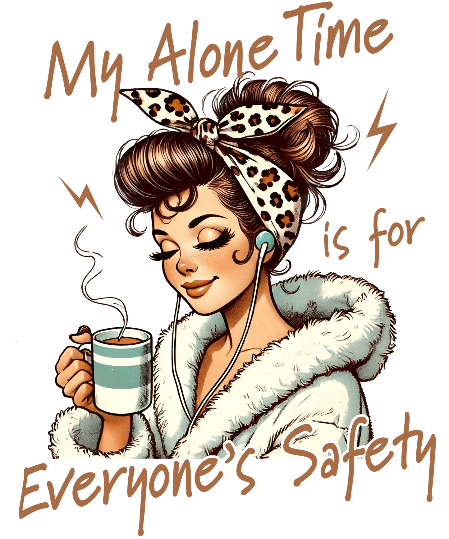 "My Alone Time is for Everyones Safety" Short - Sleeve Unisex Bookishly T-Shirt - TBRaring