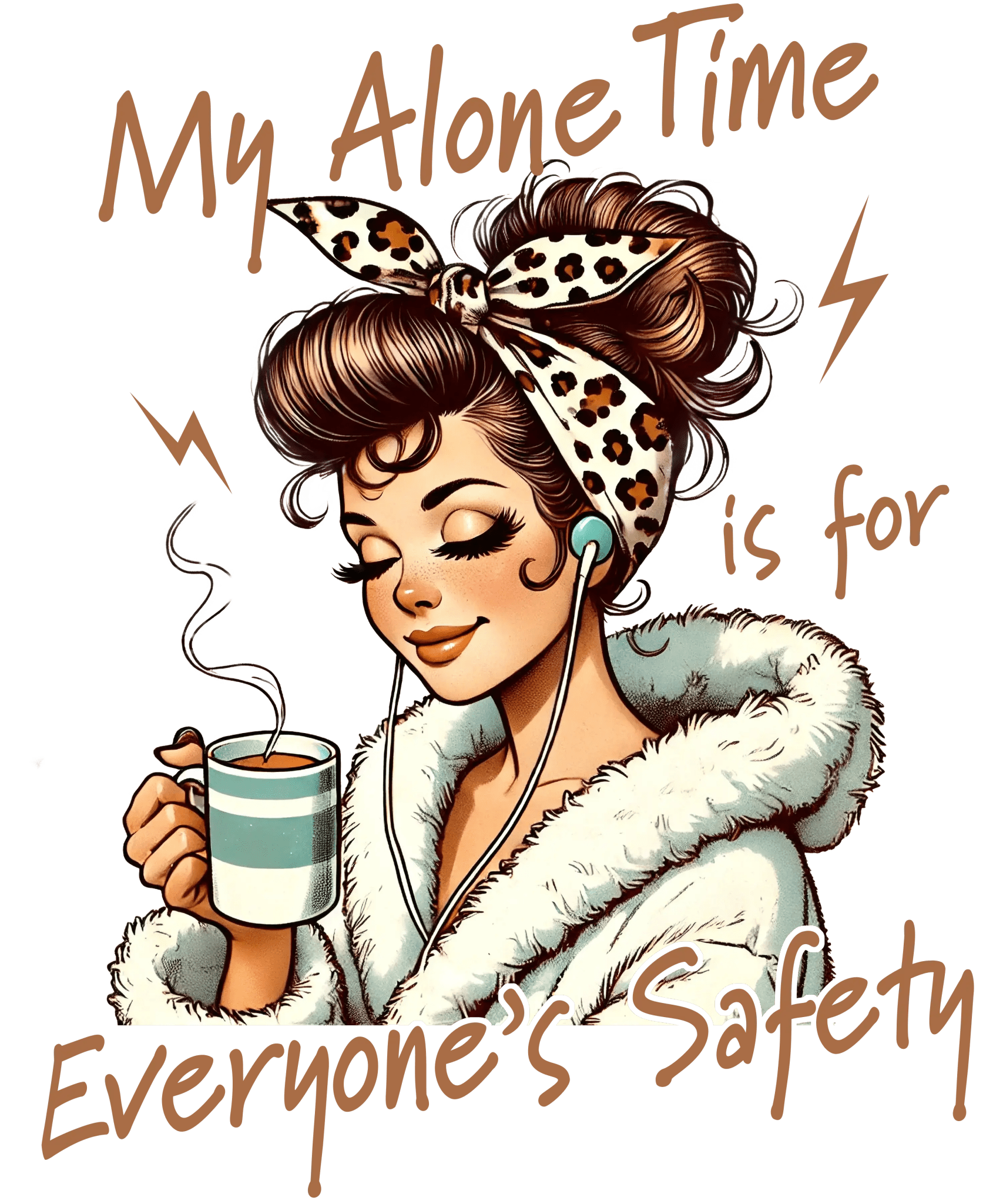"My Alone Time is for Everyones Safety" Short - Sleeve Unisex Bookishly T-Shirt - TBRaring