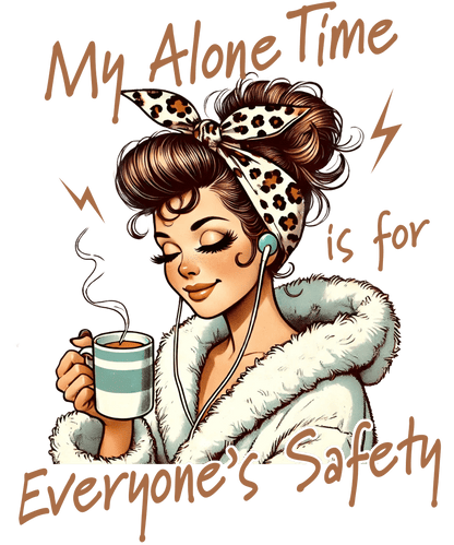 "My Alone Time is for Everyones Safety" Short - Sleeve Unisex Bookishly T-Shirt - TBRaring