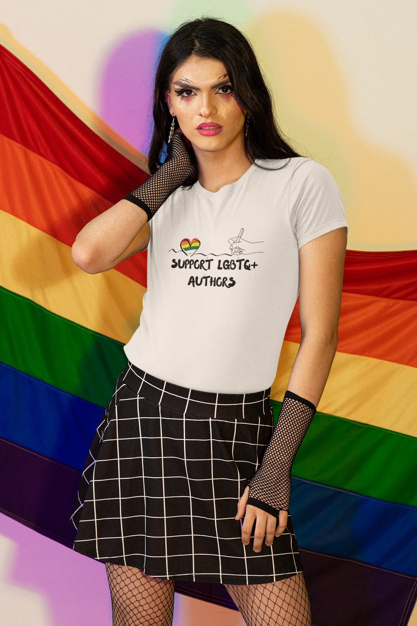 Support LGBTQ+ Authors Unisex classic tee - TBRaring
