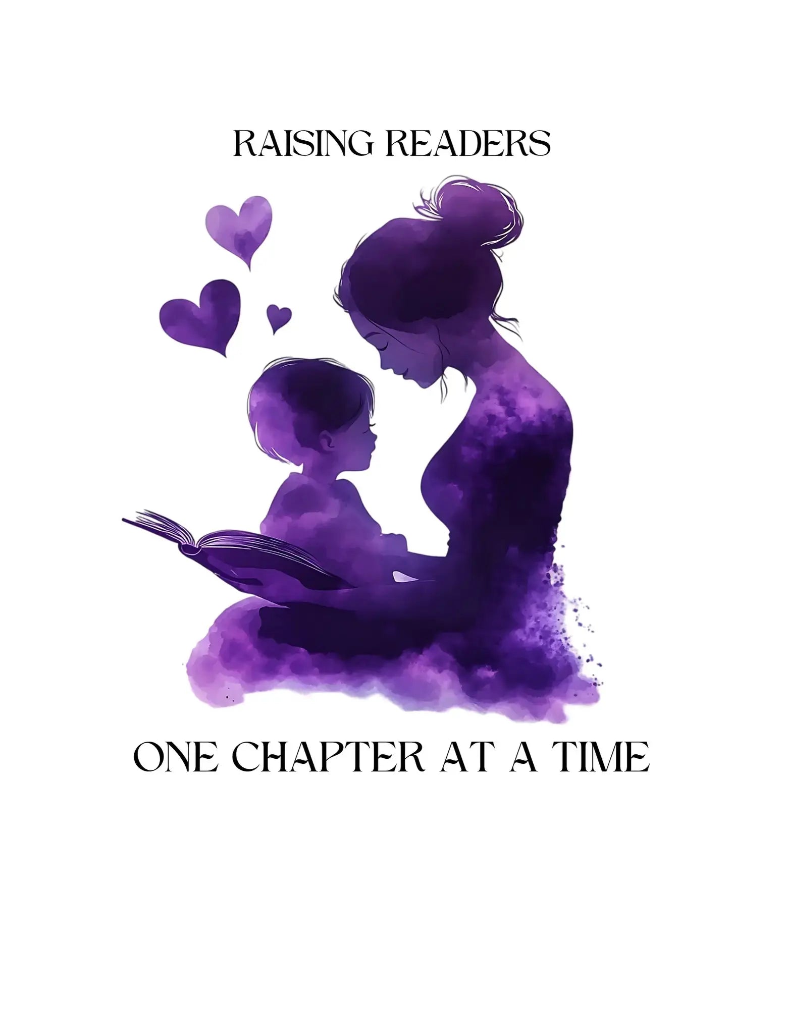"Raising Readers One Chapter at a Time" Short - Sleeve Unisex Bookishly T-Shirt - TBRaring