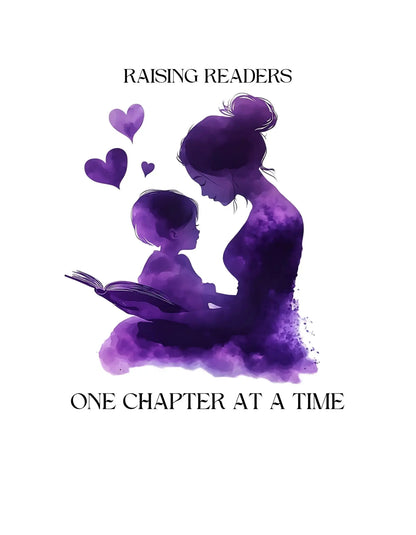 "Raising Readers One Chapter at a Time" Short - Sleeve Unisex Bookishly T-Shirt - TBRaring