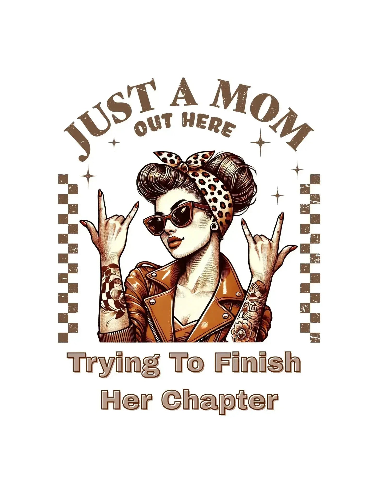 "Just a Mom Over Here Trying to Finish her Chapter" Short - Sleeve Unisex Bookishly T-Shirt - TBRaring