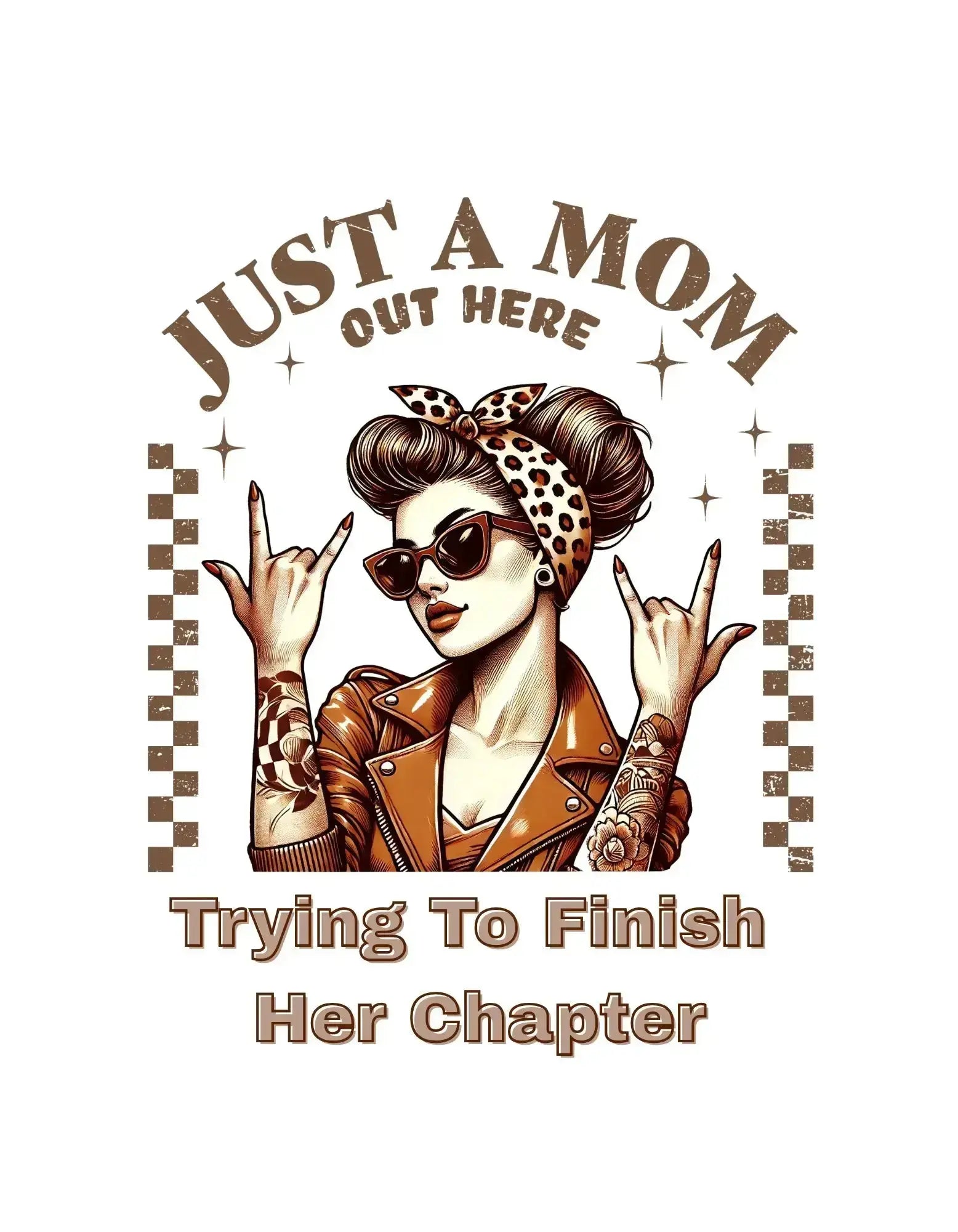 "Just a Mom Over Here Trying to Finish her Chapter" Short - Sleeve Unisex Bookishly T-Shirt - TBRaring