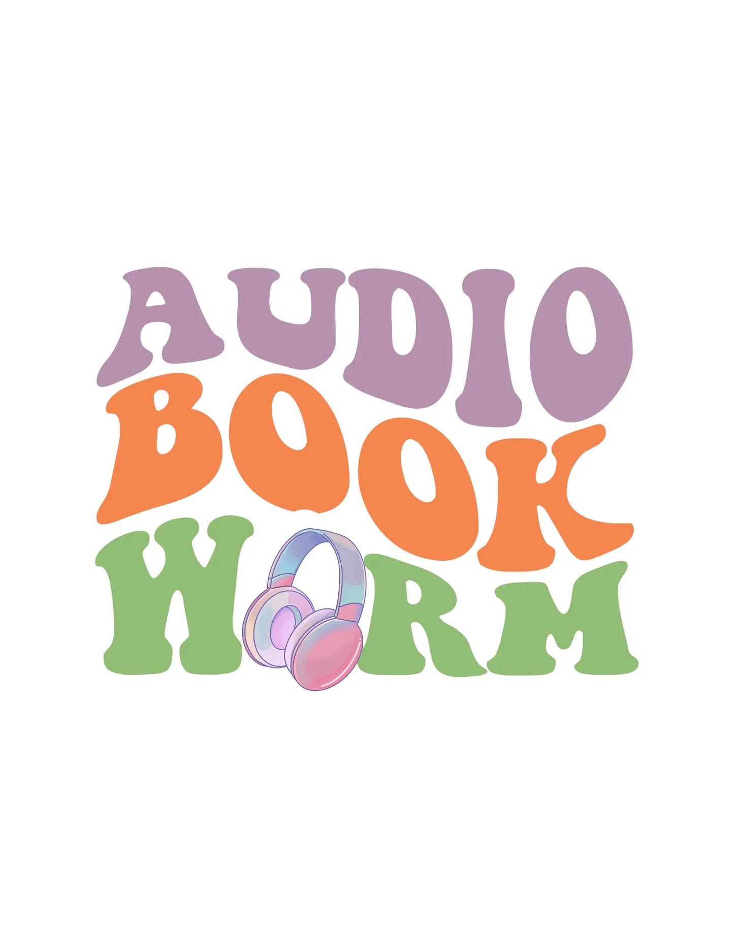 "Audio Book Worm" Unisex t-shirt Bookish Goods - TBRaring