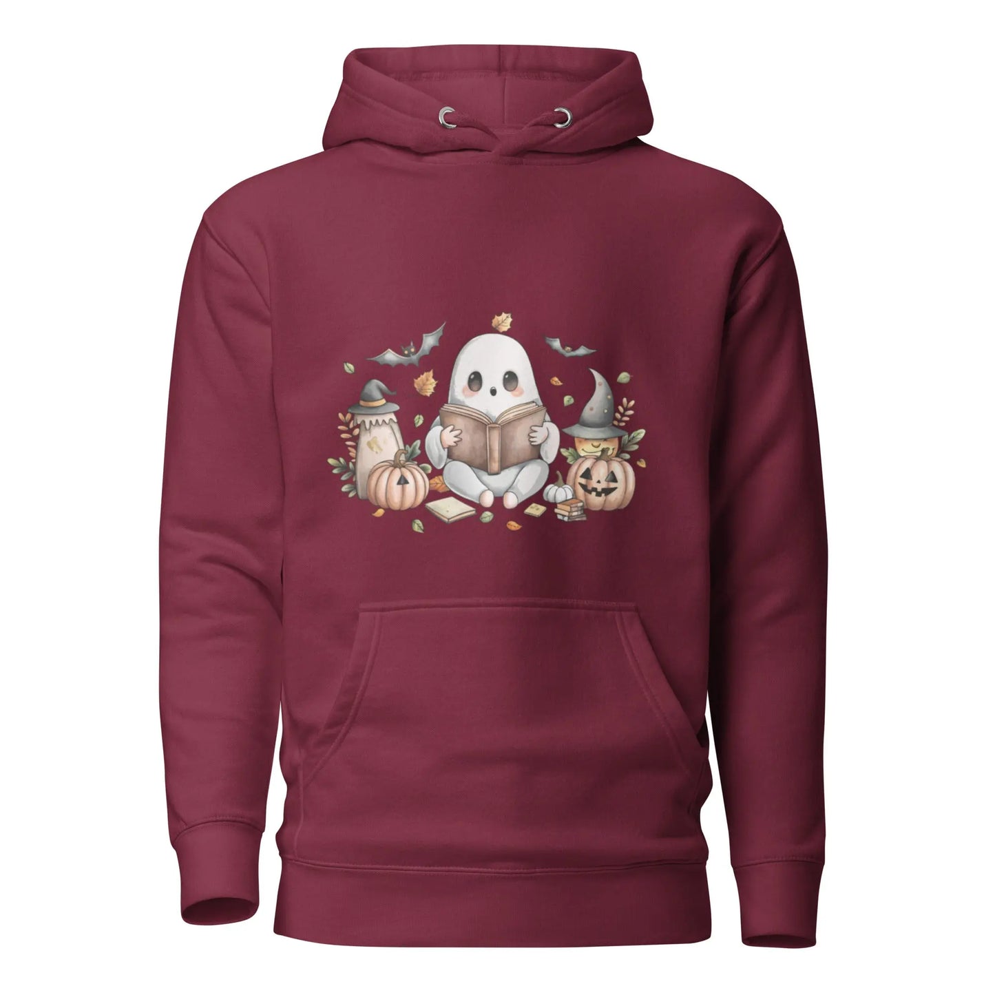Cute Reading Ghost Hoodie - TBRaring