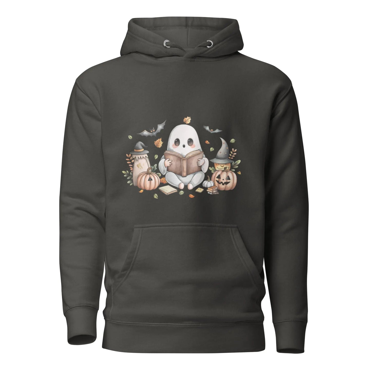 Cute Reading Ghost Hoodie - TBRaring