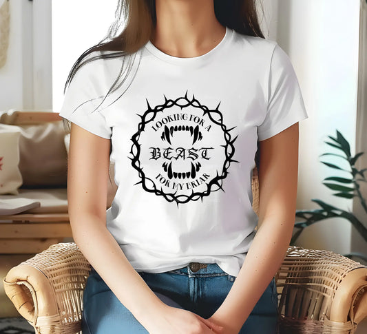 "Looking For A Beast For My Briar" Unisex t-shirt bookish merch - TBRaring