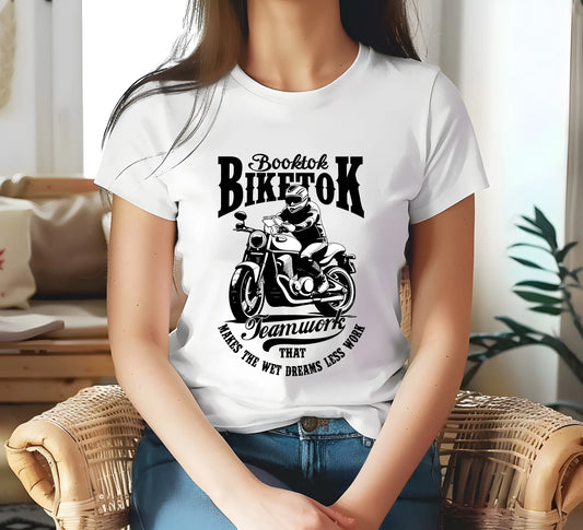 Bookish Shop "Booktok Biketok Teamwork" Unisex classic tee - TBRaring