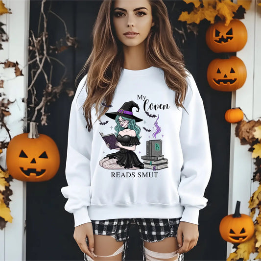 My Coven Reads Smut Witch Sweatshirt - TBRaring