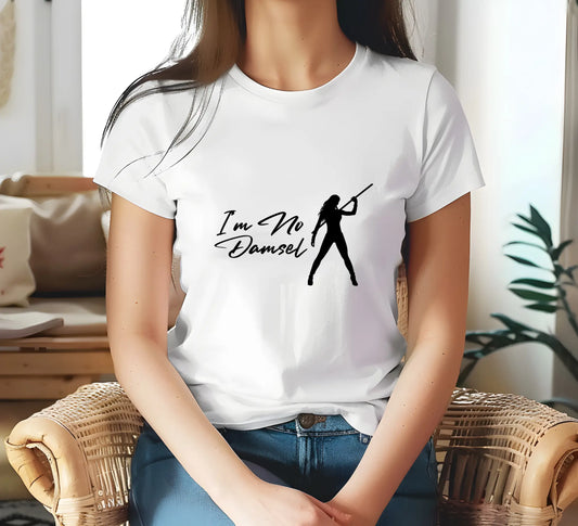Bookish Shop "I'm No Damsel" Short - Sleeve Unisex T-Shirt - TBRaring