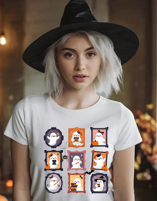 Ghost Teacher Picture Frame classic tee - TBRaring