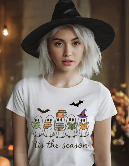 Tis The Season Ghost classic tee - TBRaring
