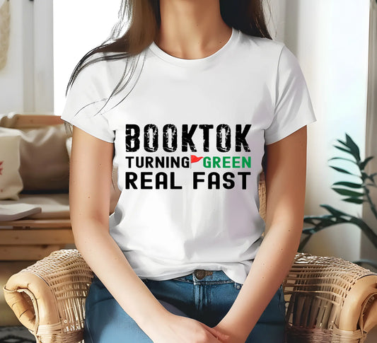 "Booktok Turning Red Flags Green" Unisex classic tee Bookish Goods - TBRaring